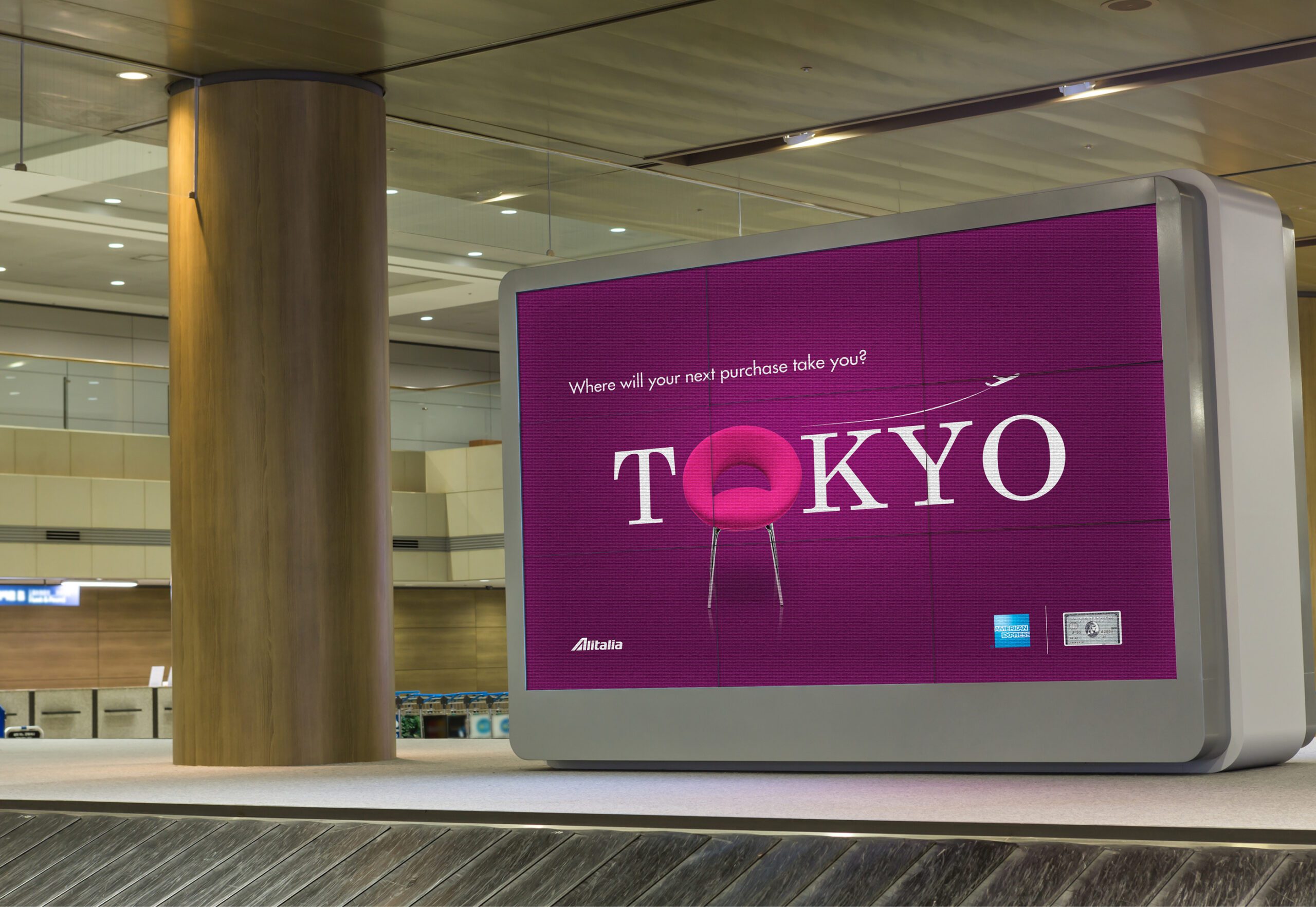 Amex & Alitalia — Advertising, OOH