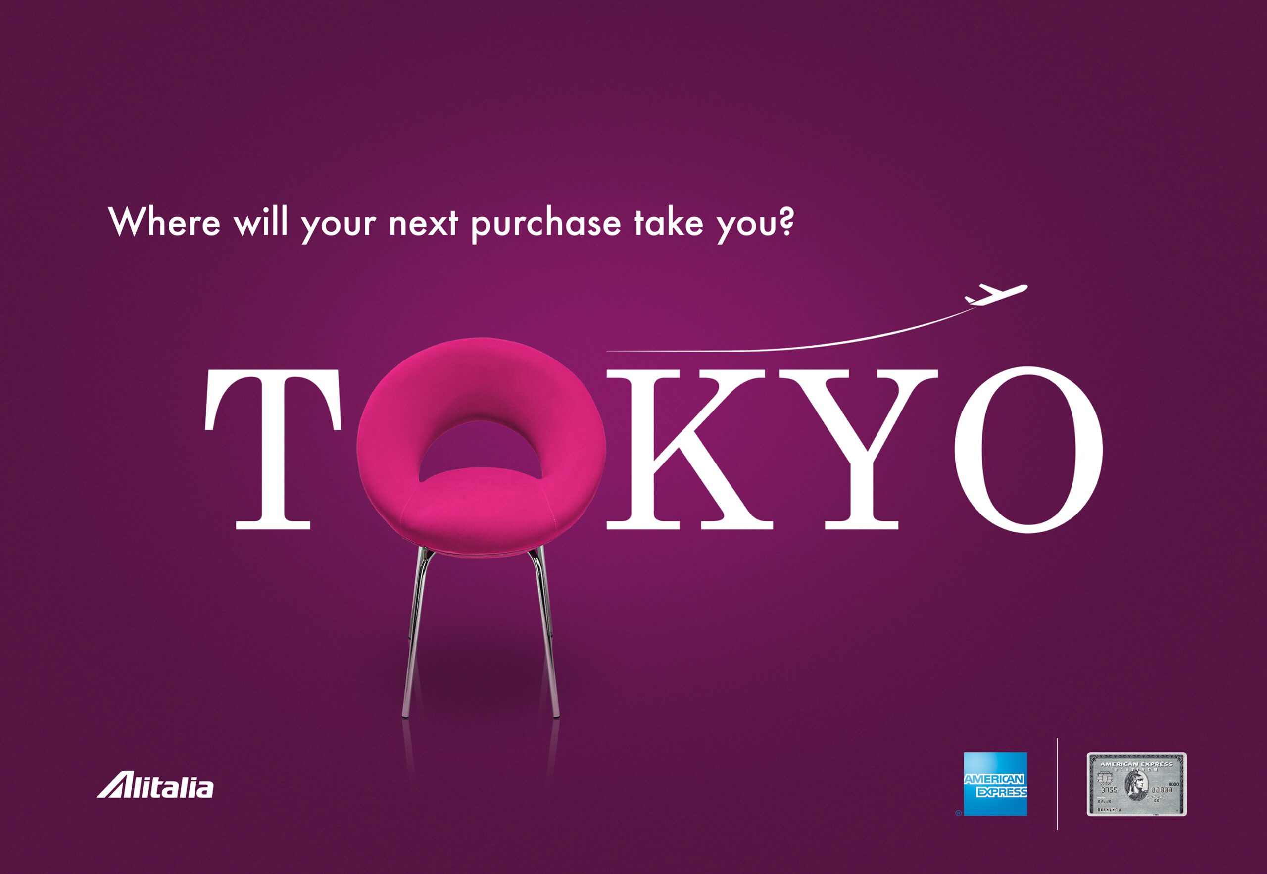 Amex Alitalia Tokyo campaign