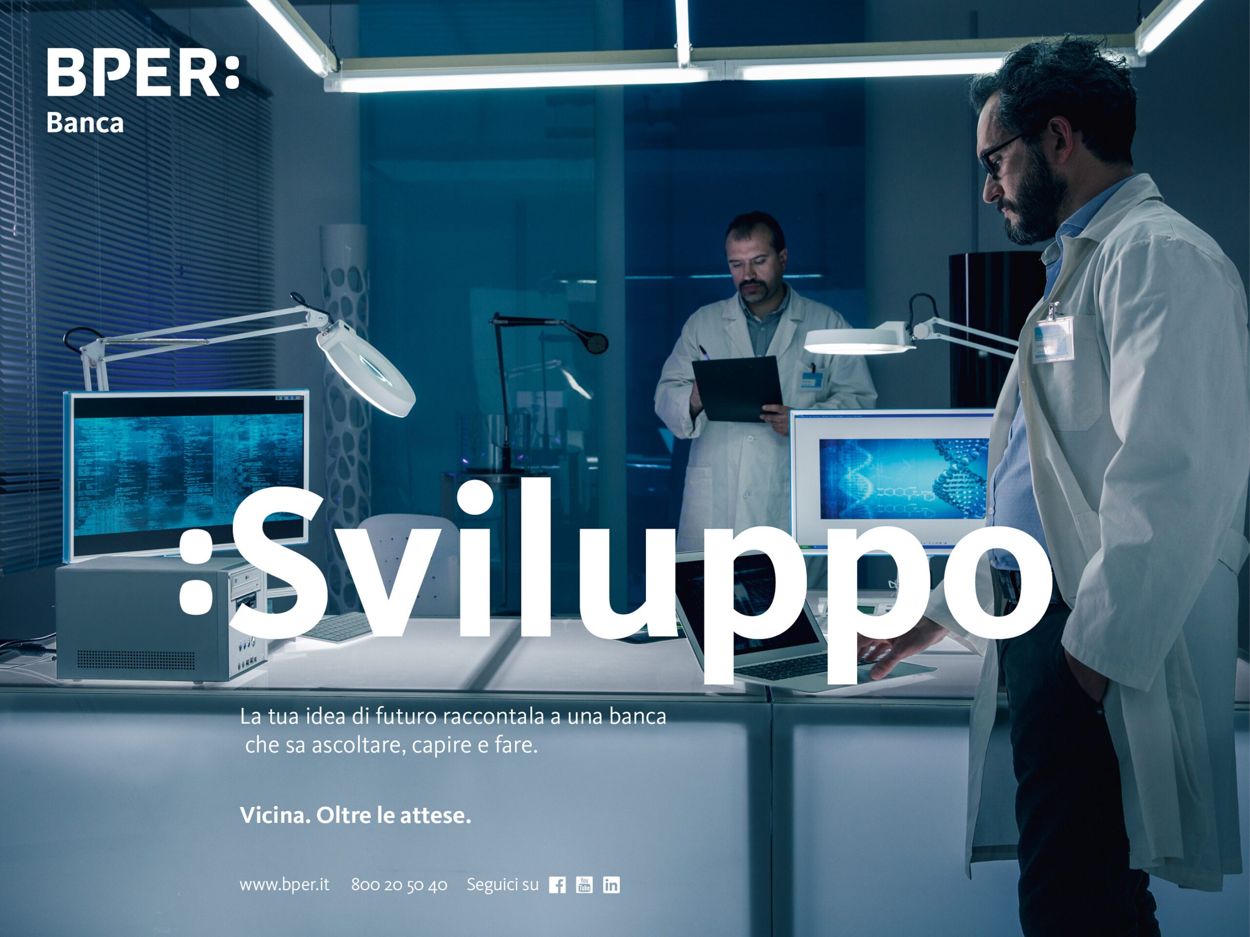 BPER Banca print campaign