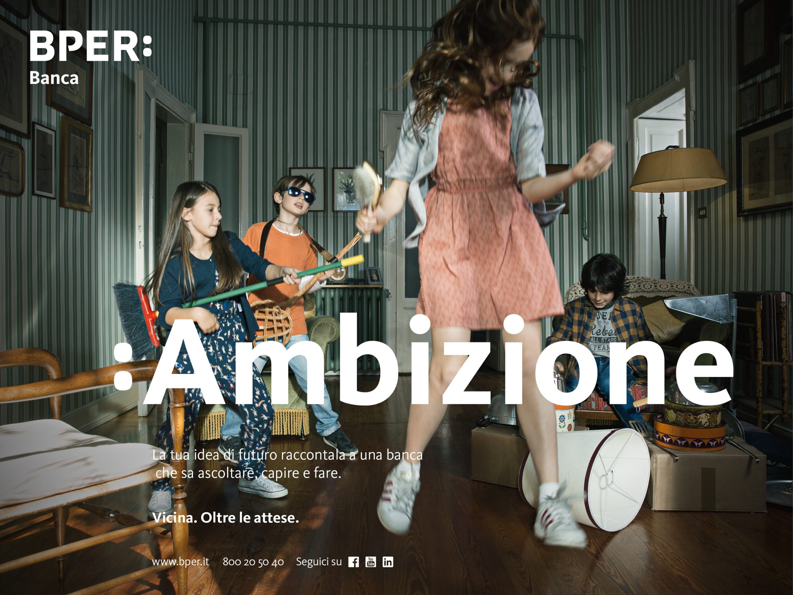 BPER Banca print campaign