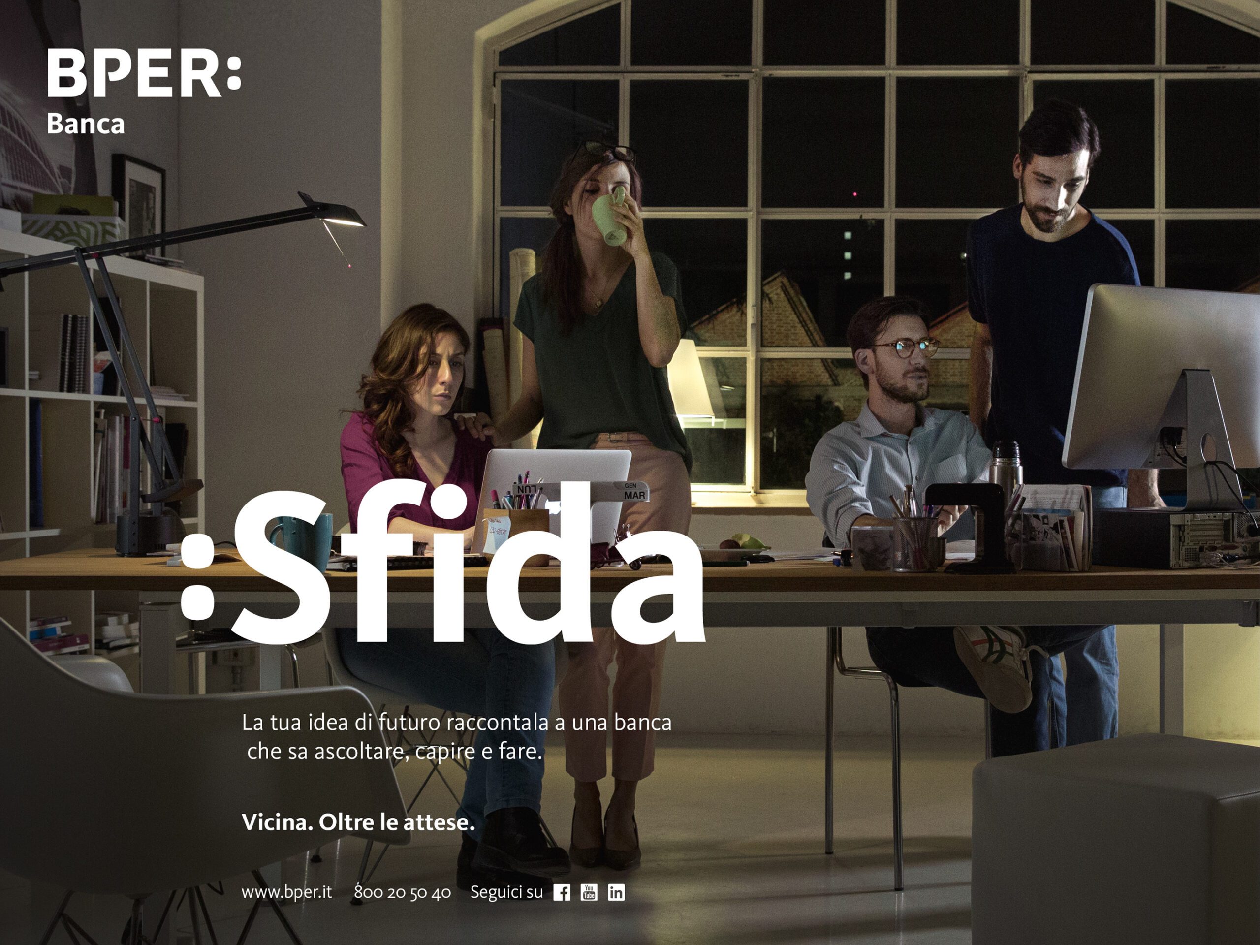 BPER Banca print campaign