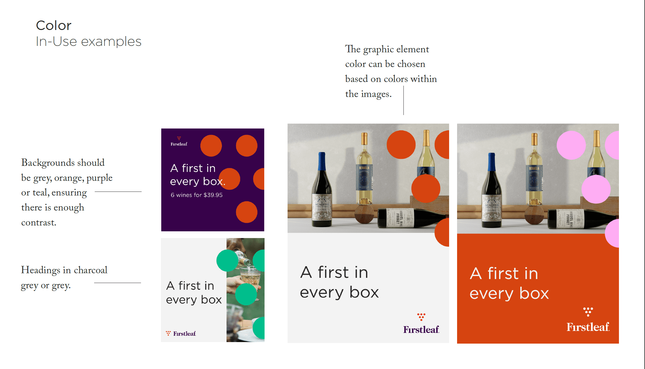 Firstleaf brand application